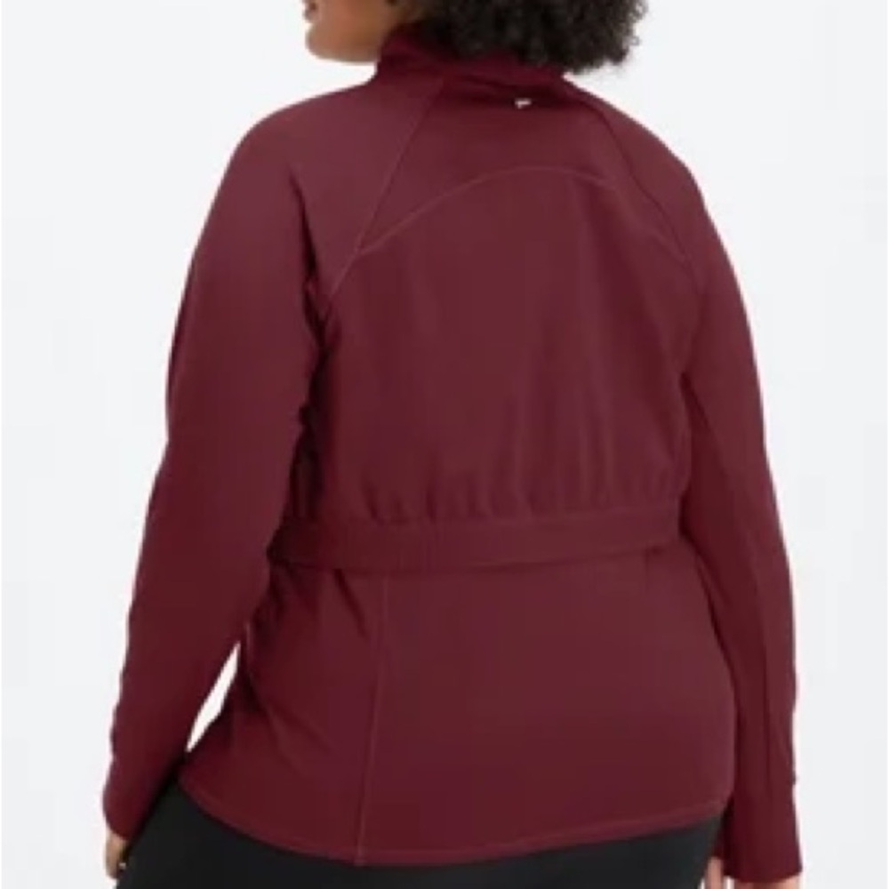 Fabletics Trinity Performance Jacket - Maroon - image 4